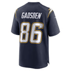 Choea LA.Chargers #86 Oronde Gadsden Navy Alternate 2 Super Chargers Game Jersey