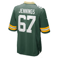 Choea GB.Packers #67 Donovan Jennings Green Game Jersey