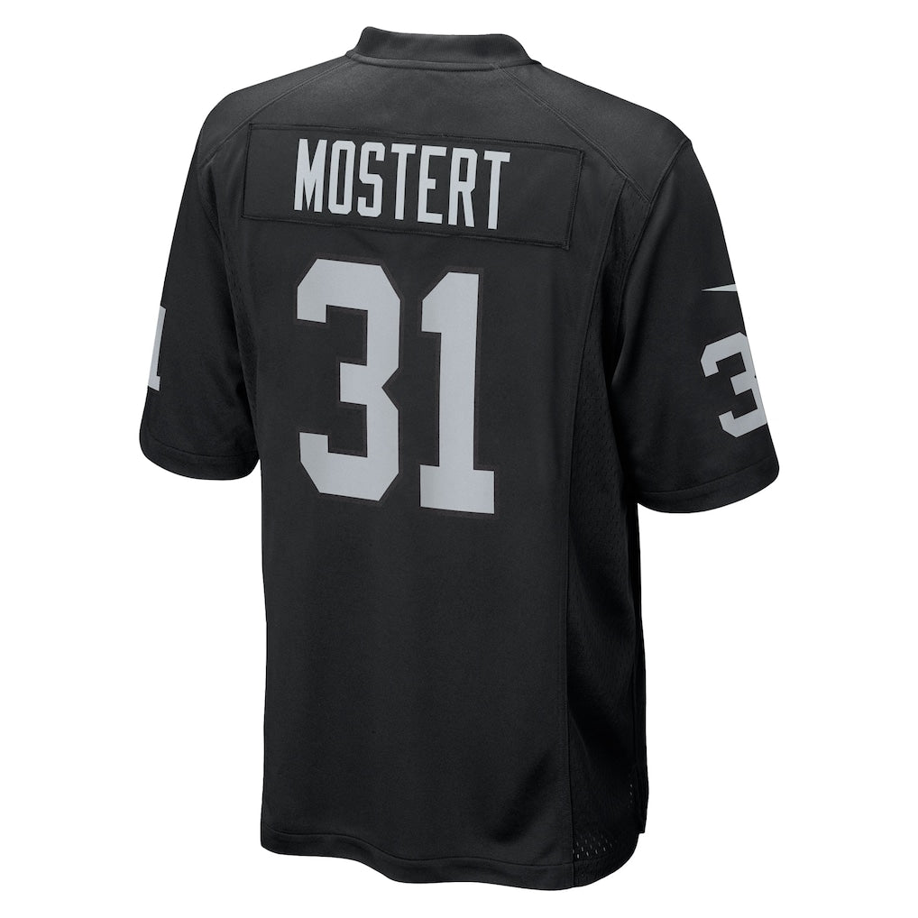 Choea LV.Raiders #31 Raheem Mostert Black Team Game Jersey