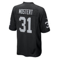 Choea LV.Raiders #31 Raheem Mostert Black Team Game Jersey