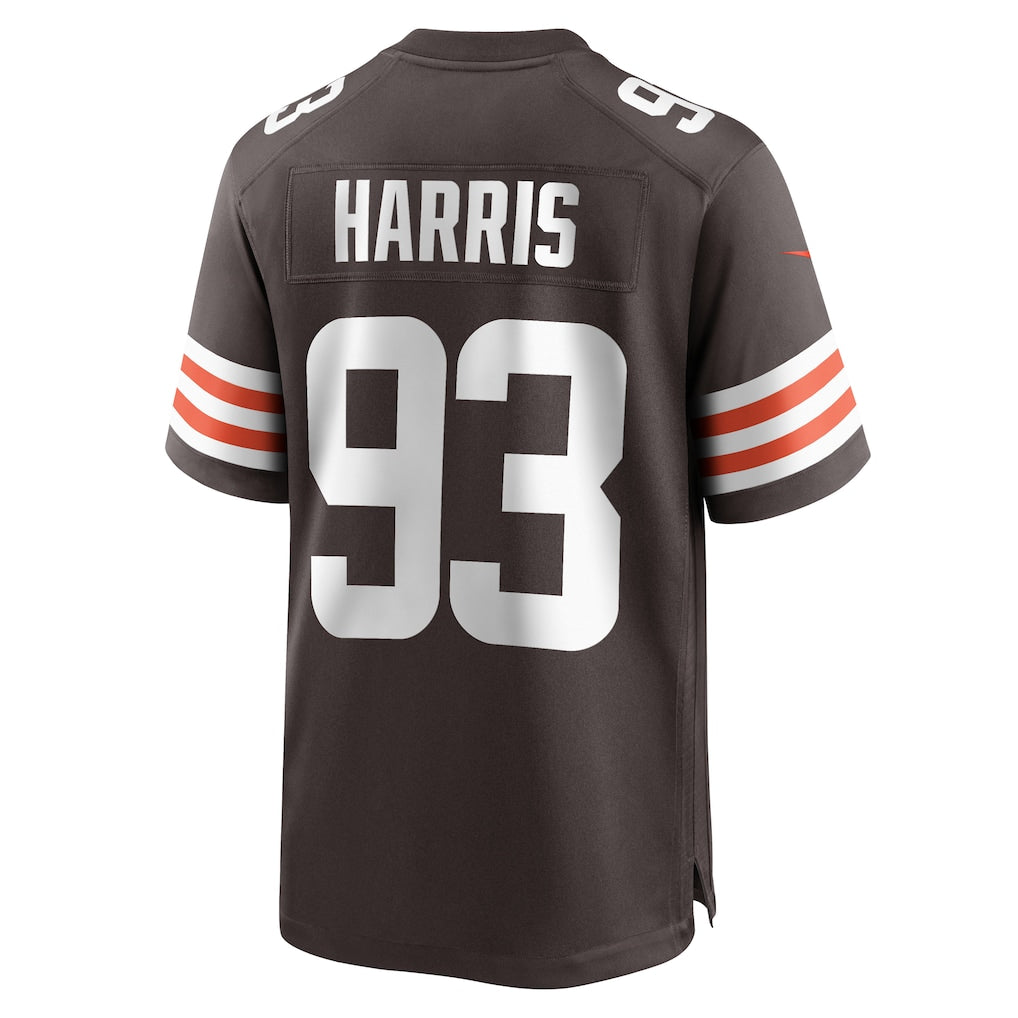 Choea C.Browns #93 Shelby Harris Brown Team Game Jersey