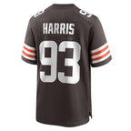 Choea C.Browns #93 Shelby Harris Brown Team Game Jersey