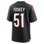 Choea C.Bengals #51 Isaiah Foskey Black Team Game Jersey
