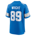 Choea D.Lions #89 Brock Wright Blue Team Game Jersey