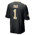Choea NO.Saints #1 Dad Black Game Jersey