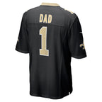 Choea NO.Saints #1 Dad Black Game Jersey