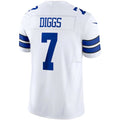 Choea D.Cowboys #7 Trevon Diggs White Vapor F.U.S.E. Limited Jersey