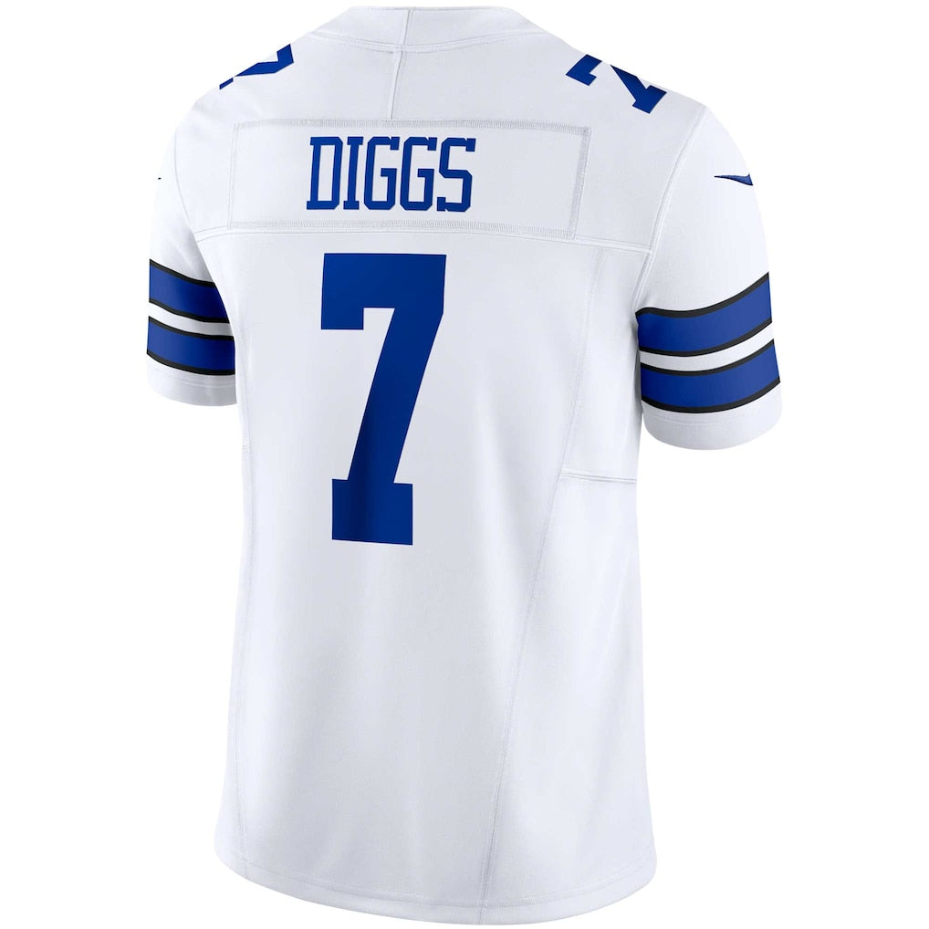 Choea D.Cowboys #7 Trevon Diggs White Vapor F.U.S.E. Limited Jersey