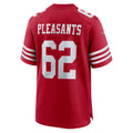Choea SF.49ers #62 Austen Pleasants Scarlet Team Game Jersey