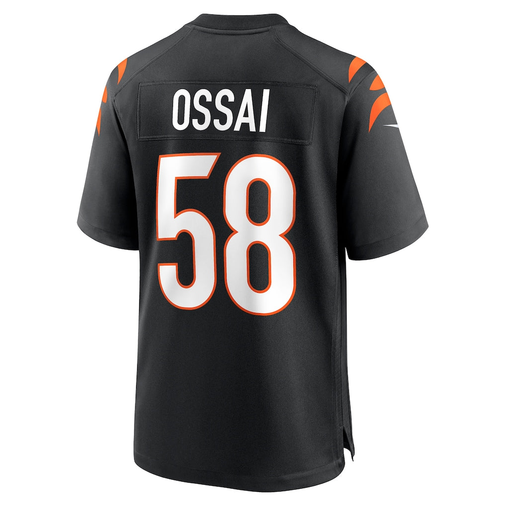 Choea C.Bengals #58 Joseph Ossai Black Game Jersey