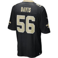 Choea NO.Saints #56 Demario Davis Black Game Jersey