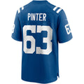 Choea IN.Colts #63 Danny Pinter Royal Game Jersey
