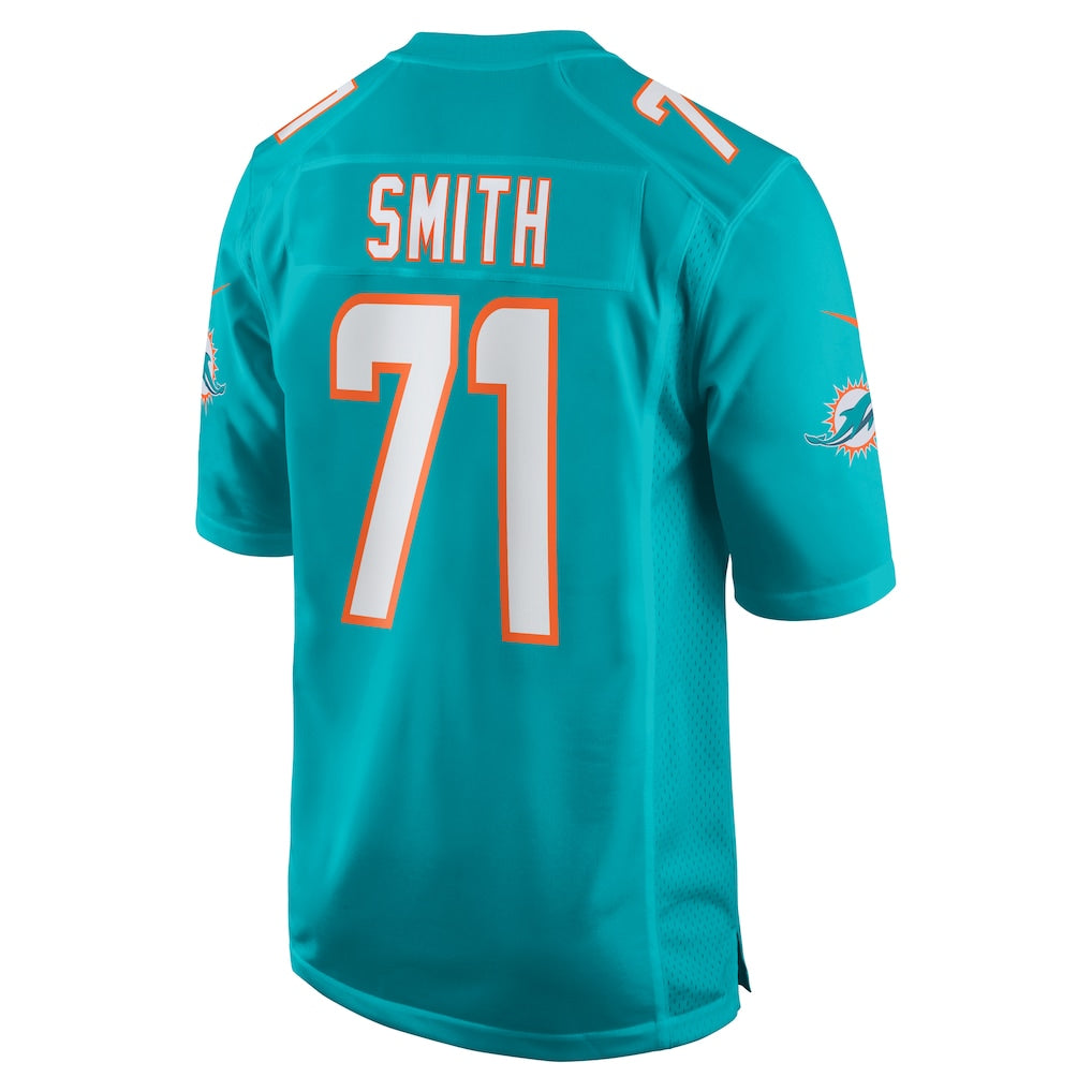 Choea M.Dolphins #71 Kion Smith Aqua Game Jersey