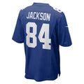 Choea NY.Giants #84 Tyree Jackson Royal Game Jersey
