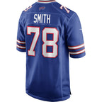 Choea B.Bills #78 Bruce Smith Royal Game Retired Player Jersey