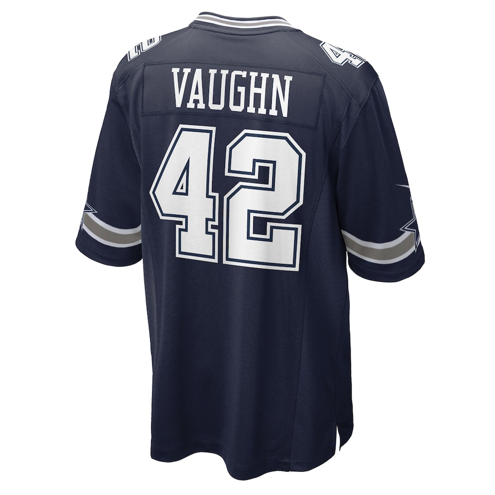Choea D.Cowboys #42 Deuce Vaughn Navy Game Jersey