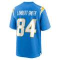 Choea LA.Chargers #84 KeAndre Lambert-Smith Powder Blue Team Game Jersey