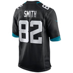 Choea J.Jaguars #82 Jimmy Smith Black Retired Player Alternate Game Jersey