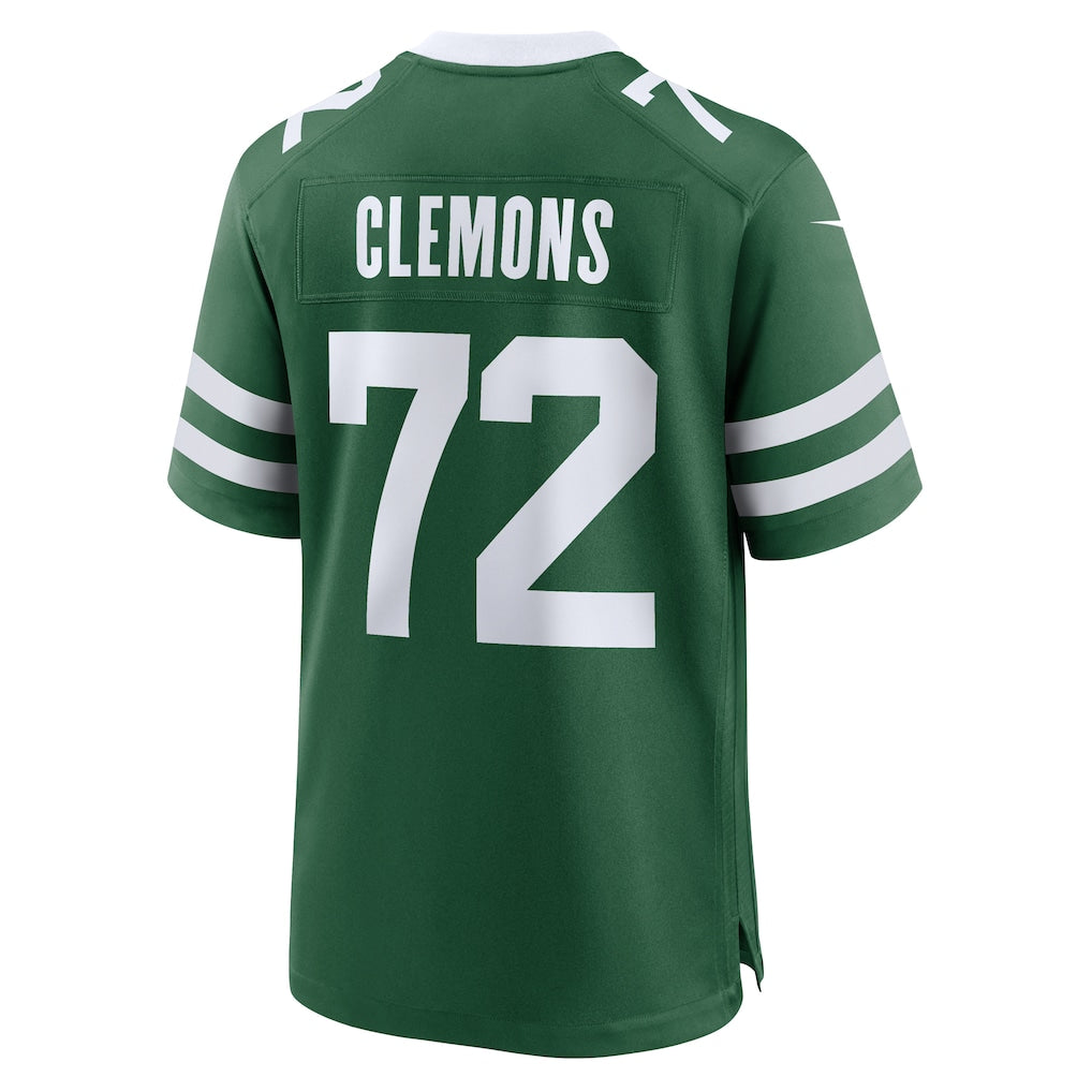 Choea NY.Jets #72 Micheal Clemons Legacy Green Team Game Jersey