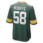 Choea GB.Packers #58 Isaiah McDuffie Green Game Jersey
