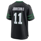 Choea NY.Jets #11 Jermaine Johnson II Legacy Black Alternate Game Jersey