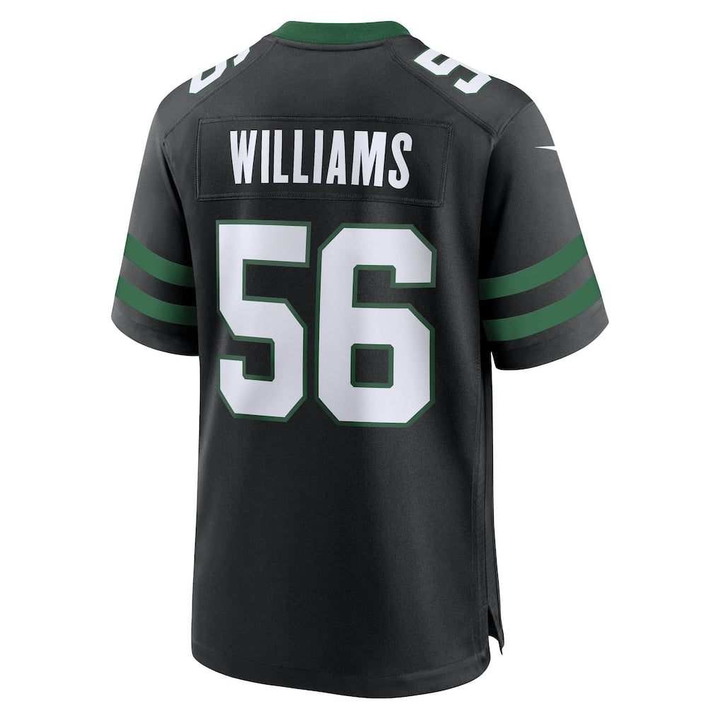 Choea NY.Jets #56 Quincy Williams Legacy Black Alternate Game Jersey