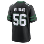 Choea NY.Jets #56 Quincy Williams Legacy Black Alternate Game Jersey