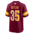Choea W.Commanders #35 Percy Butler Burgundy Player Game Jersey