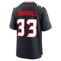Choea H.Texans #33 Dare Ogunbowale Navy Team Game Jersey