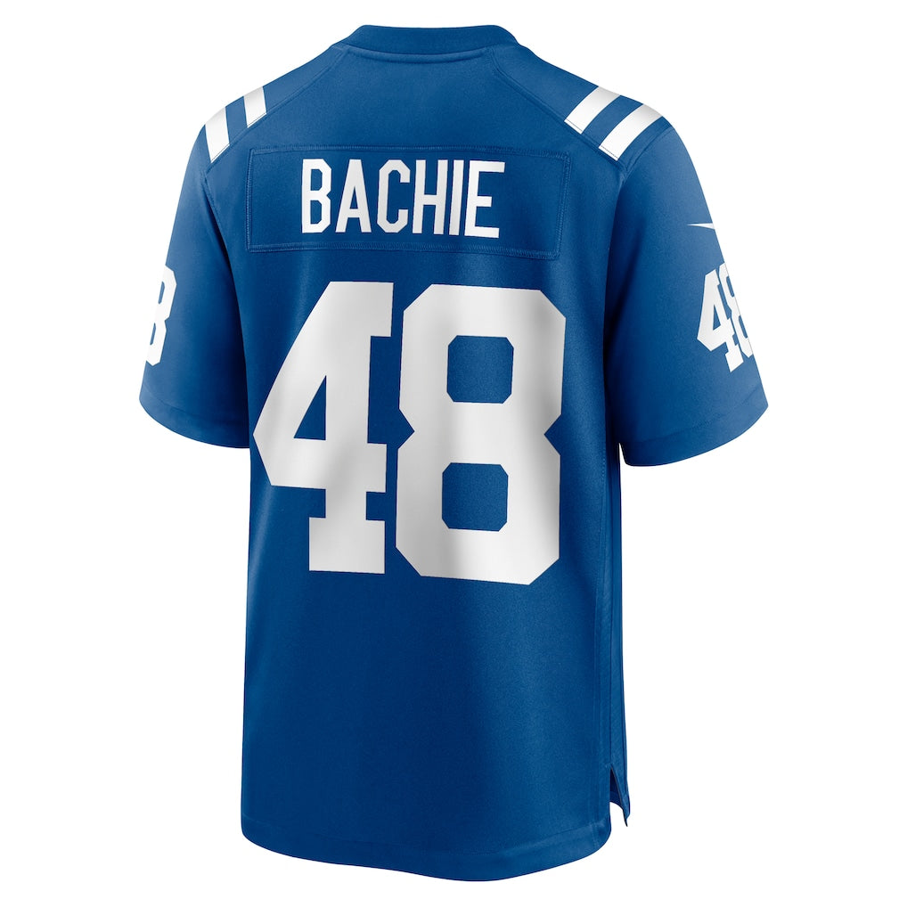 Choea IN.Colts #48 Joe Bachie Royal Team Game Jersey