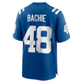 Choea IN.Colts #48 Joe Bachie Royal Team Game Jersey