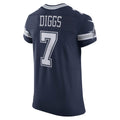 Choea D.Cowboys #7 Trevon Diggs Navy Alternate 2 Vapor Elite Jersey