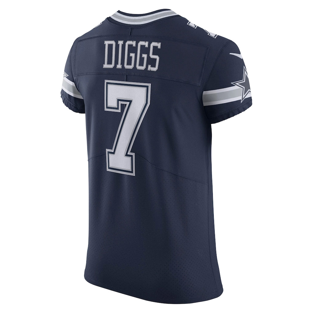 Choea D.Cowboys #7 Trevon Diggs Navy Alternate 2 Vapor Elite Jersey