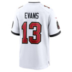 Choea TB.Buccaneers #13 Mike Evans White Game Jersey