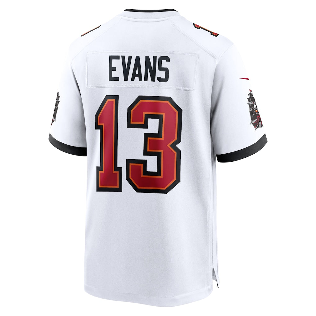 Choea TB.Buccaneers #13 Mike Evans White Game Jersey
