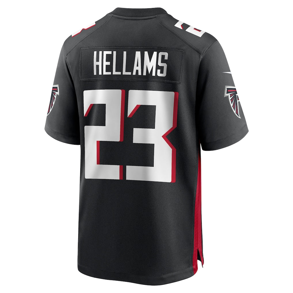 Choea A.Falcons #23 DeMarcco Hellams Black Team Game Jersey
