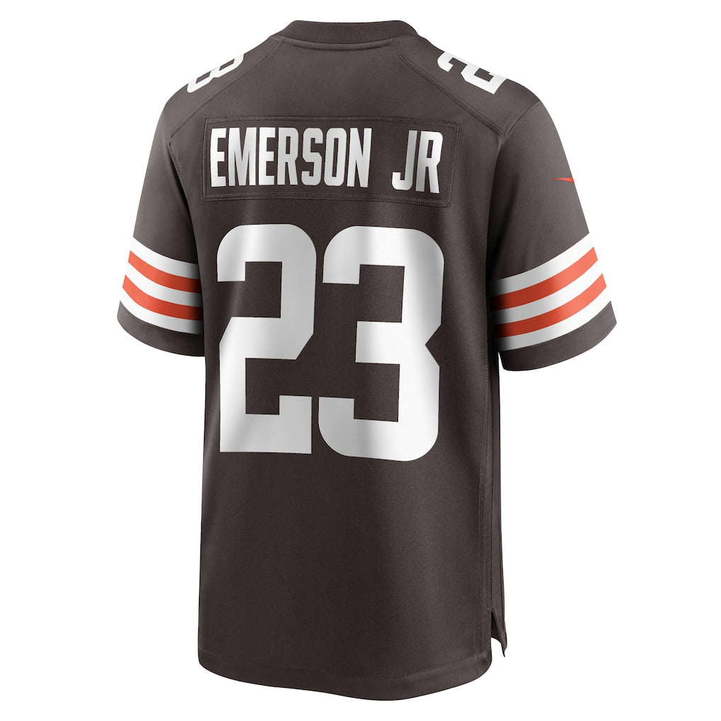 Choea C.Browns #23 Martin Emerson Jr. Brown Game Player Jersey