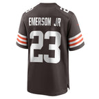 Choea C.Browns #23 Martin Emerson Jr. Brown Game Player Jersey