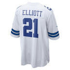 Choea D.Cowboys #21 Ezekiel Elliott White Alternate Game Jersey