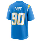 Choea LA.Chargers #90 Teair Tart Powder Blue Team Game Jersey
