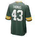 Choea GB.Packers #43 Kiondre Thomas Green Team Game Jersey