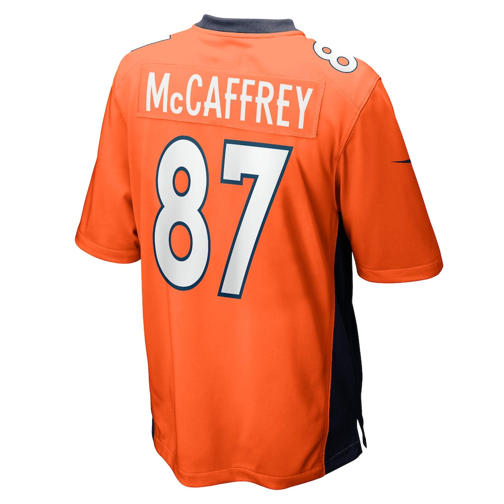 Choea D.Broncos #87 Ed McCaffrey Orange Game Retired Player Jersey