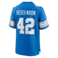 Choea D.Lions #42 Jalen Reeves-Maybin Blue Team Game Jersey
