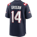 Choea NE.Patriots #14 Steve Grogan Navy Game Retired Player Jersey
