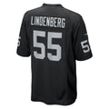 Choea LV.Raiders #55 Cody Lindenberg Black Team Game Jersey