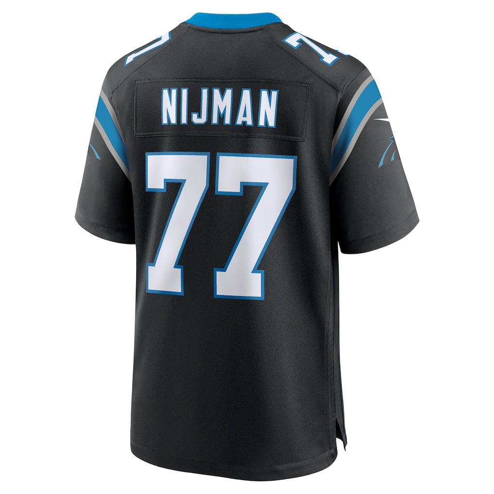 Choea C.Panthers #77 Yosh Nijman Black Game Jersey