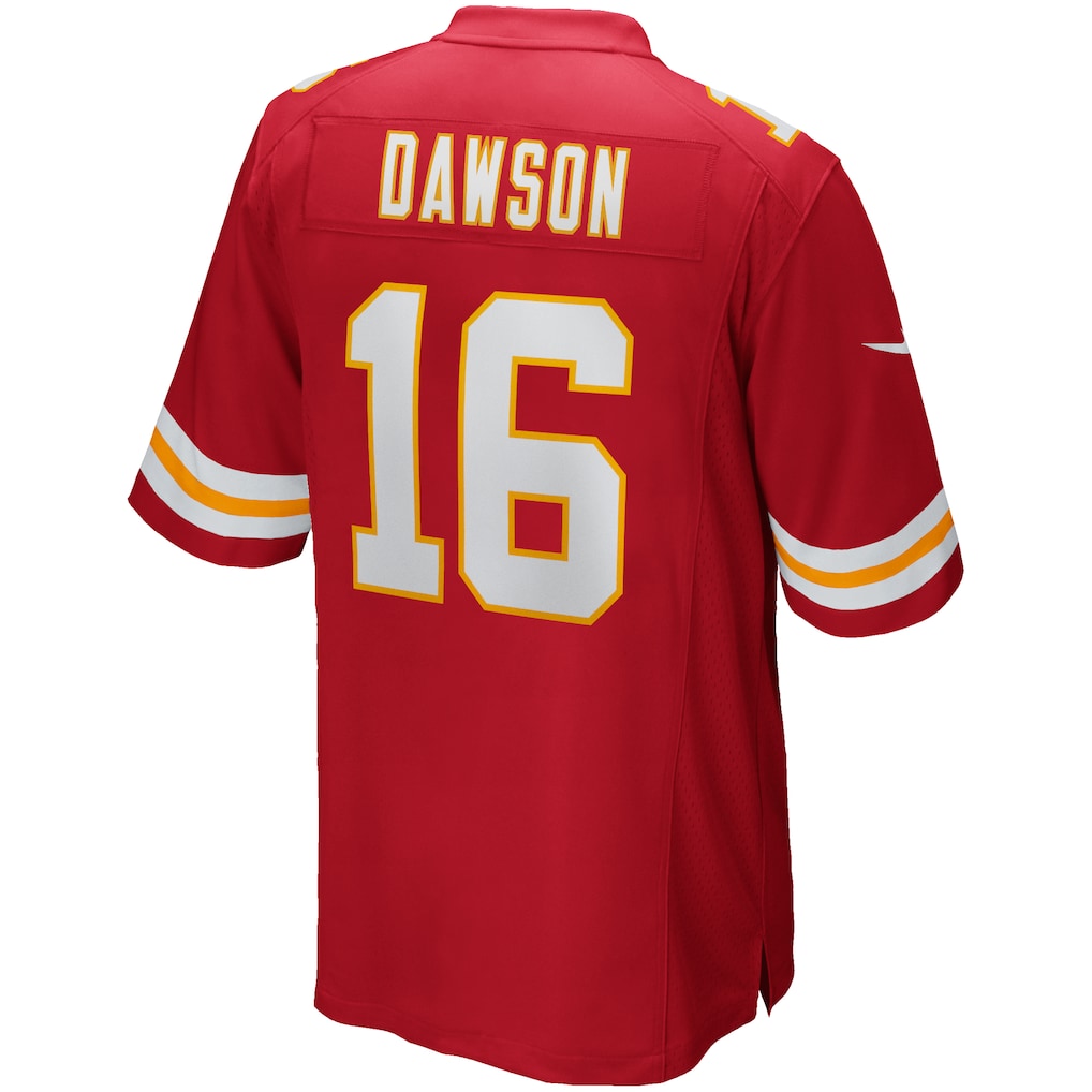 Choea KC.Chiefs #16 Len Dawson Red Game Retired Player Jersey