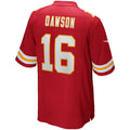 Choea KC.Chiefs #16 Len Dawson Red Game Retired Player Jersey