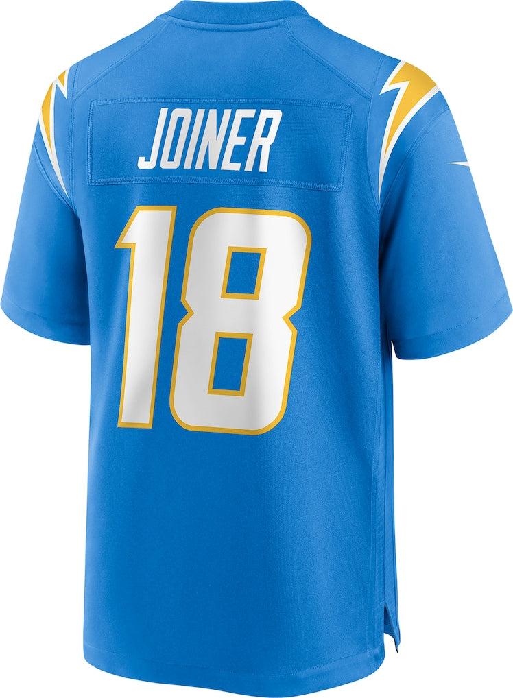 Choea LA.Chargers #18 Charlie Joiner Powder Blue Game Retired Player Jersey