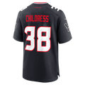 Choea H.Texans #38 Zion Childress Navy Team Game Jersey